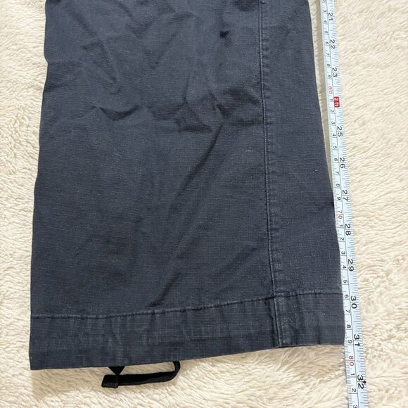 Nike SB Pants Mens 36x31 Black Cargo Ripstop Straight Loose Skateoboard Utility - Picture 12 of 13